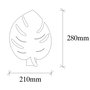 Opviq Sivani - MR - 843 Lámpara de pared negra